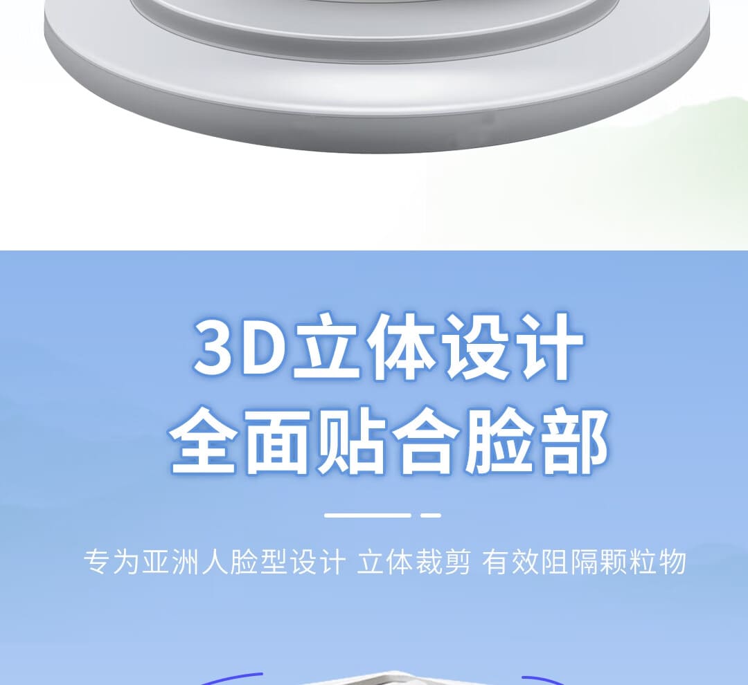 3M 9501+ KN95 防颗粒物口罩 （非油性颗粒、耳带式、中国KN95认证）
